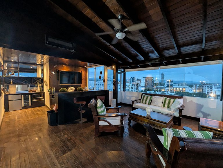 Investment Opportunity in Three-Level Penthouse in Santiago