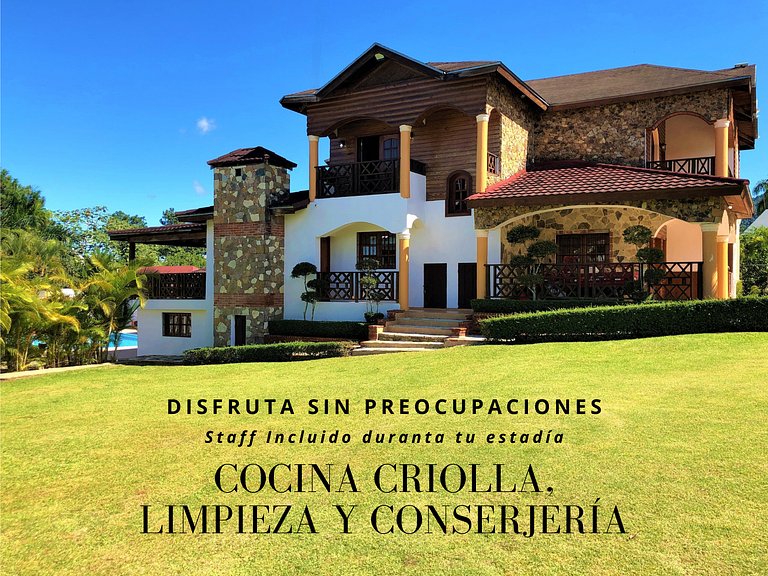 Villa Amila - Villa en Jarabacoa para 18 personas